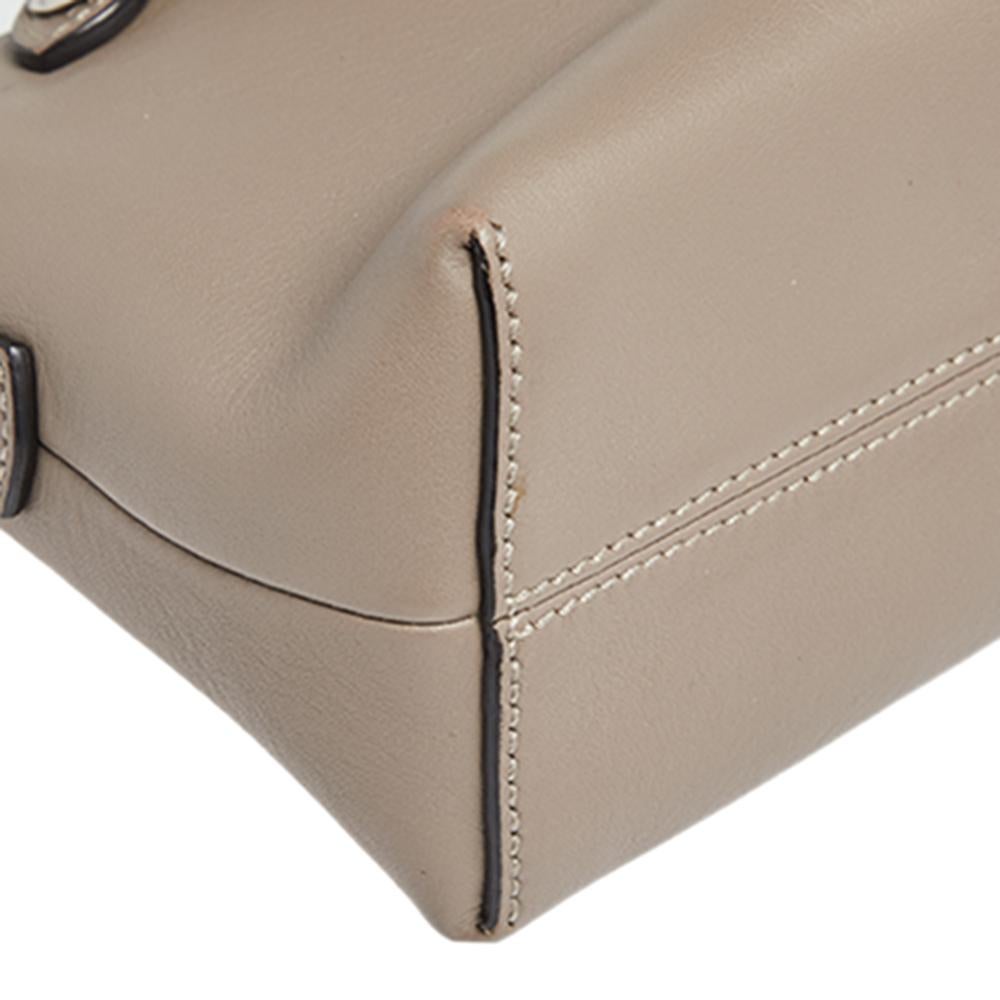 Fendi Beige Leather Mini By The Way Crossbody Bag 3