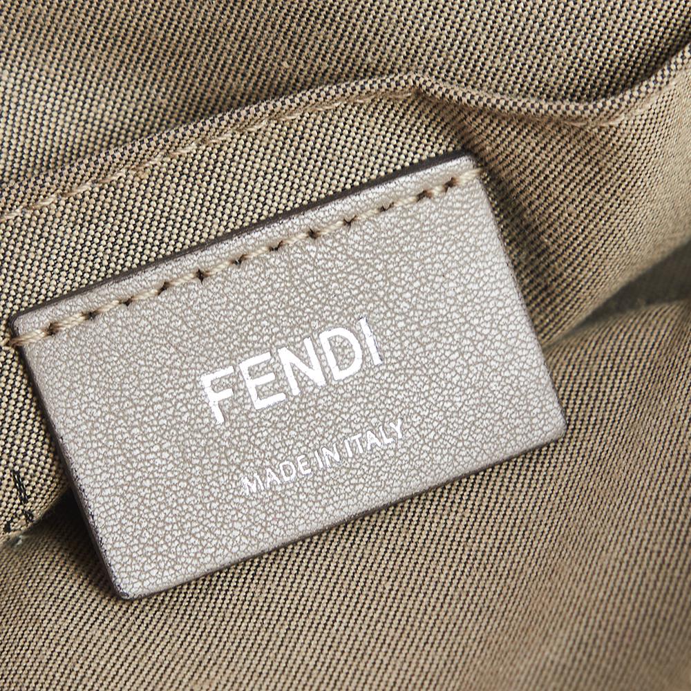 Women's Fendi Beige Leather Mini By The Way Crossbody Bag