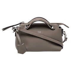 Fendi Beige Leather Mini By The Way Crossbody Bag