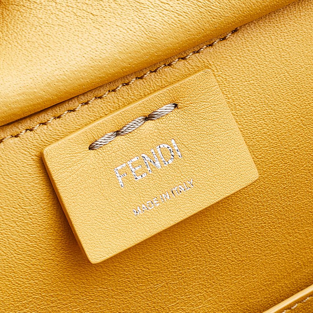 Fendi Beige Leather Small 3Jours Tote 1