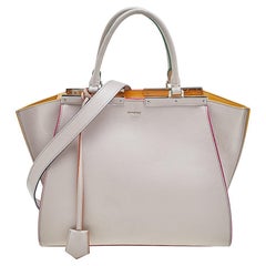 Fendi Beige Ledertasche 3Jours von Fendi