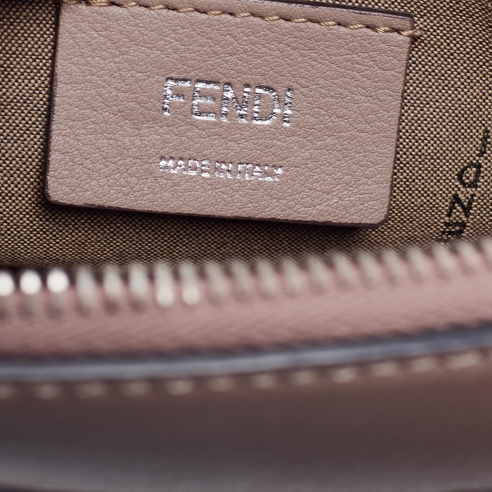Fendi Beige Leather Small By The Way Shoulder Bag 6