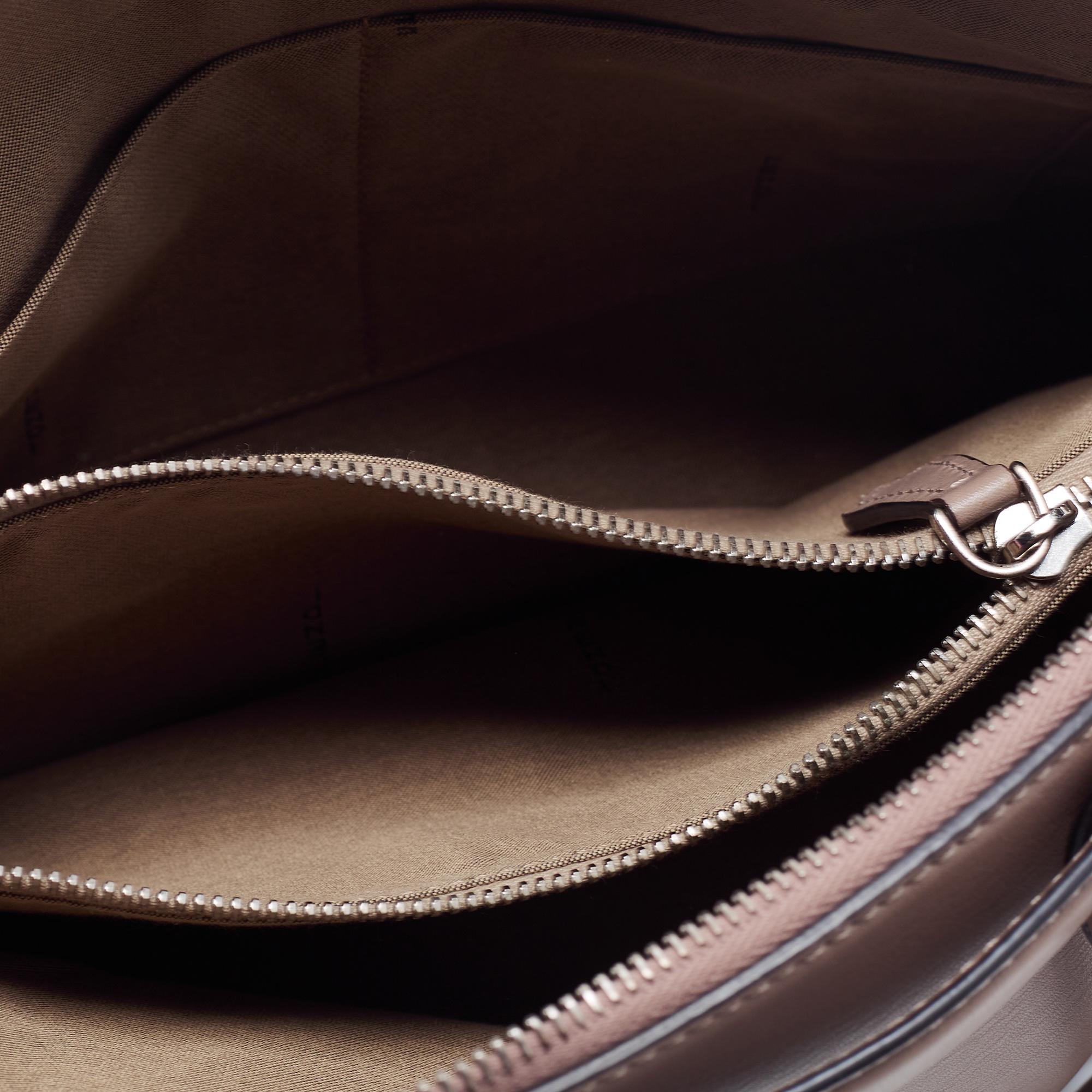 Fendi Beige Leather Small By The Way Shoulder Bag 7