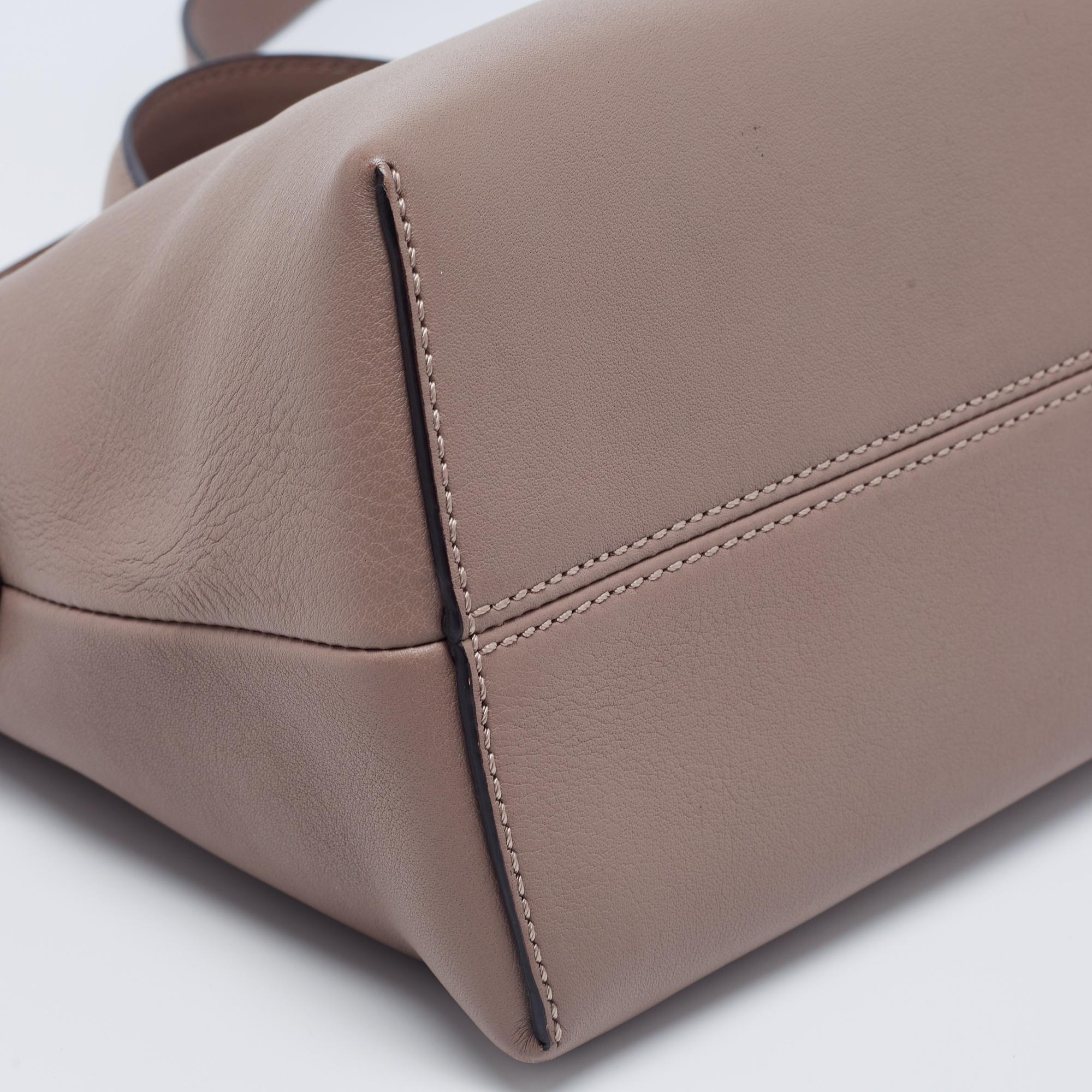 Fendi Beige Leather Small By The Way Shoulder Bag 10