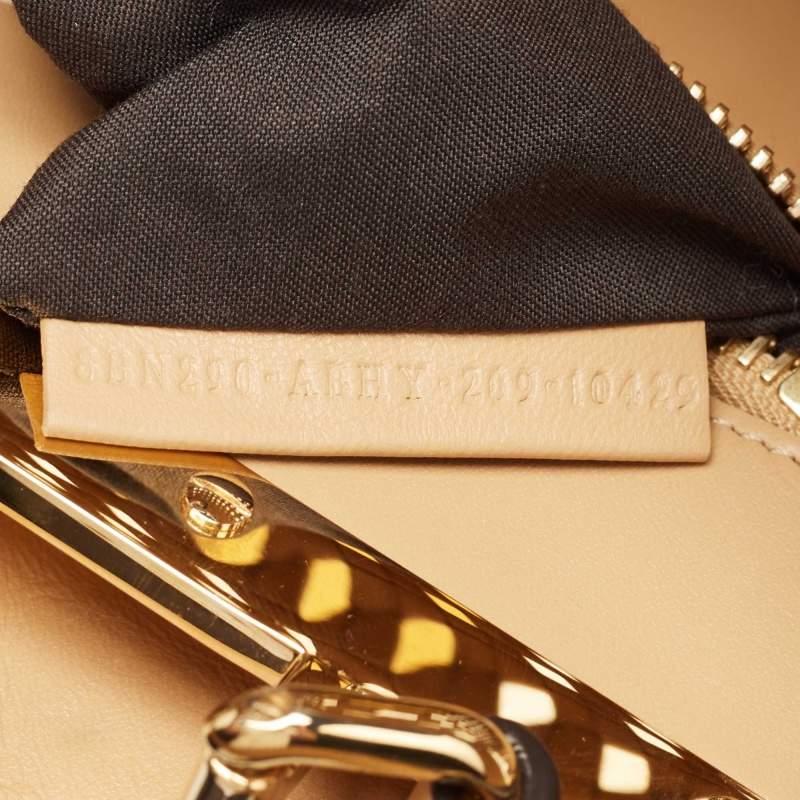 Fendi Beige Woven Leather Medium Peekaboo Top Handle Bag 13