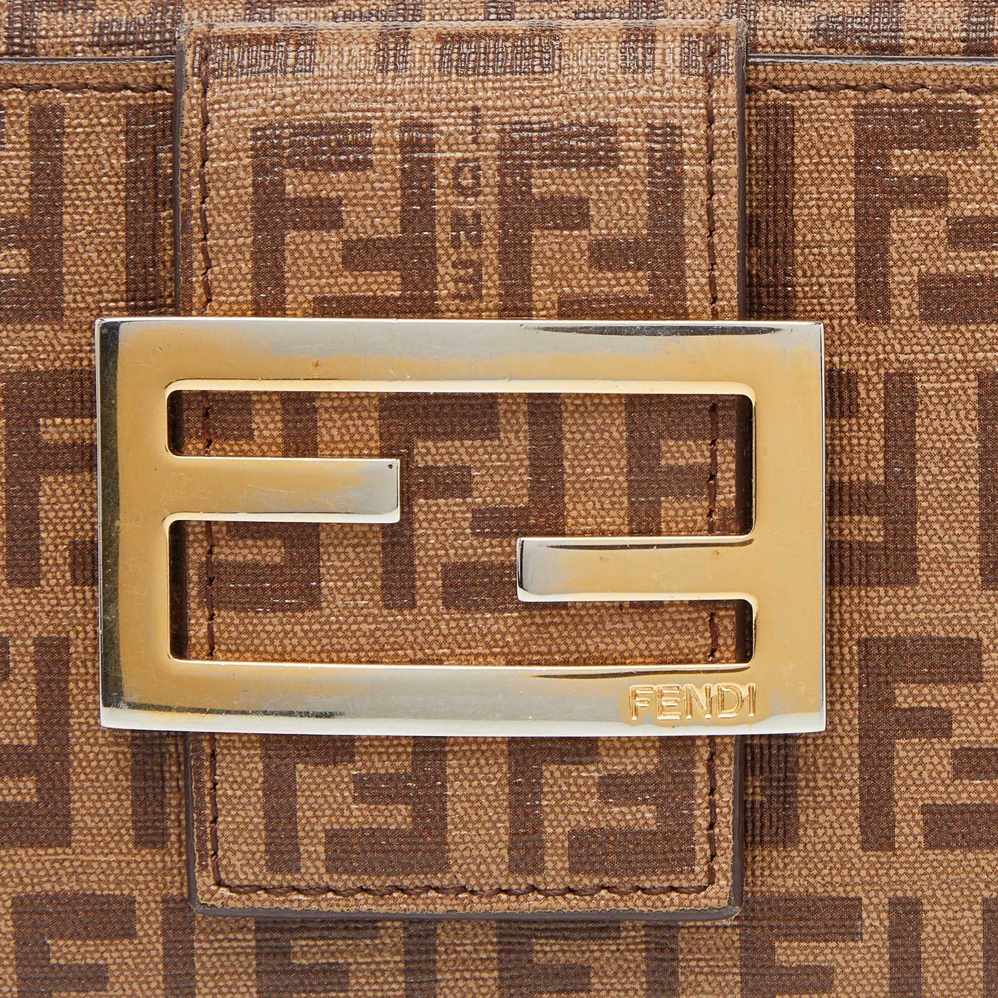 This Fendi wallet is a luxurious accessory that will prove to be super functional. It is made using durable materials on the exterior and unveils a well-organized interior.