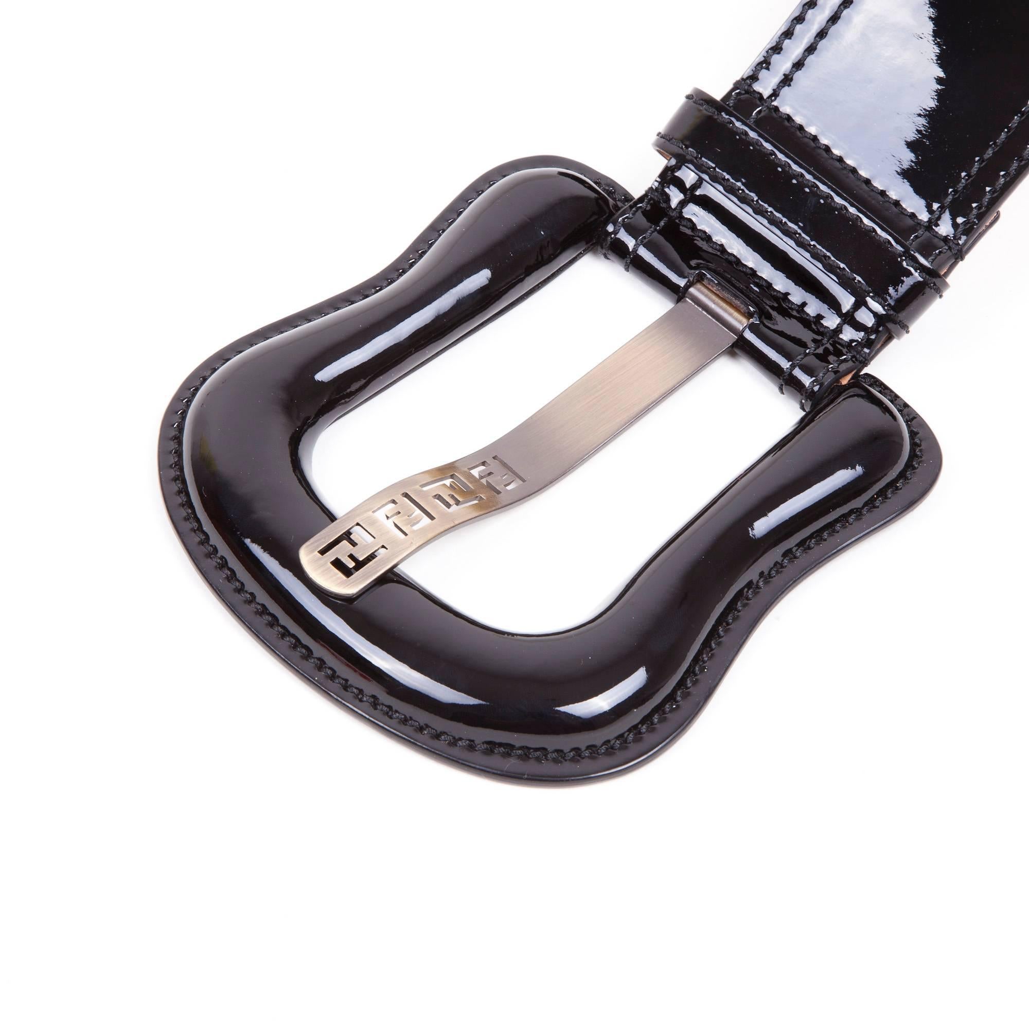 black fendi belt