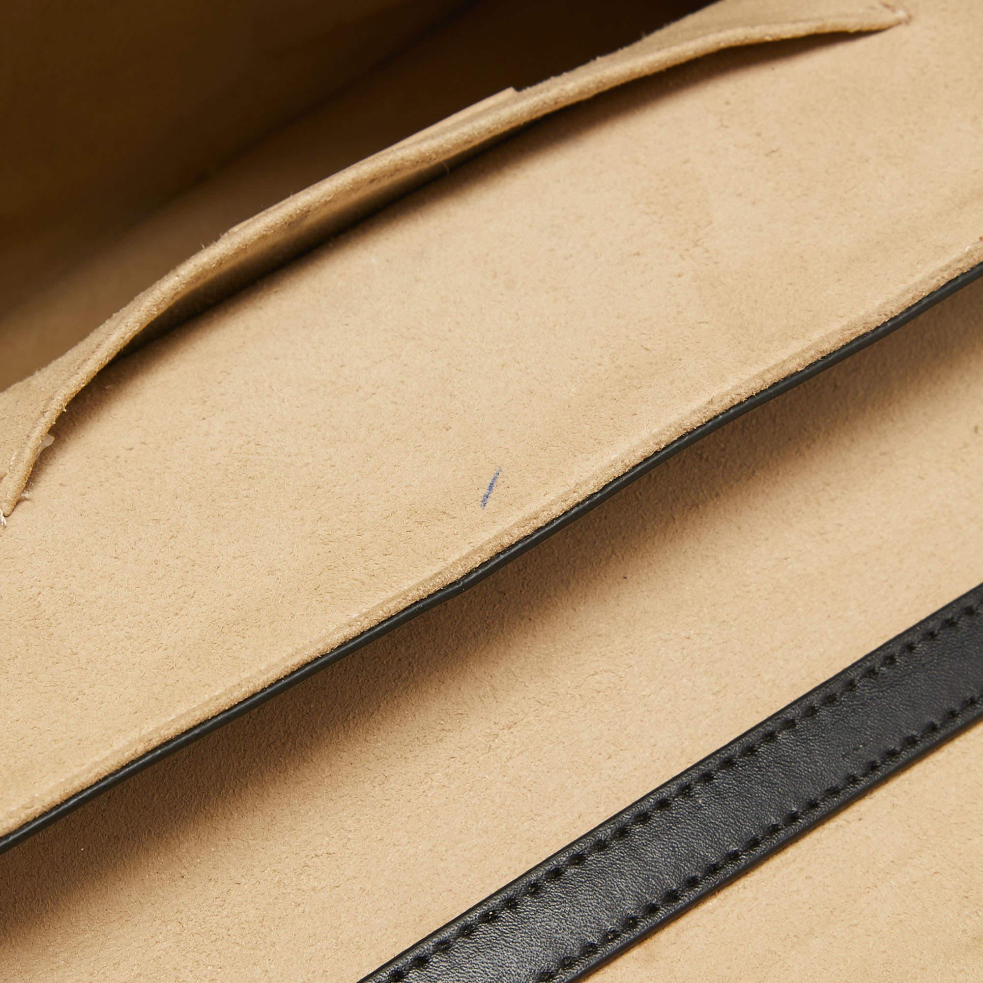 Fendi Black/Brown FF Leather Medium Kan I Shoulder Bag 7