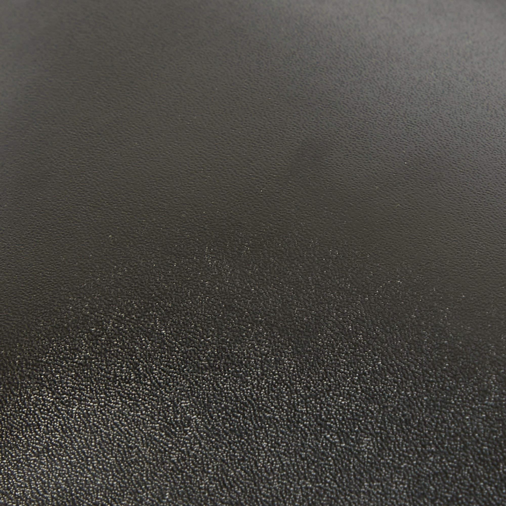 Fendi Black/Brown FF Leather Medium Kan I Shoulder Bag 13