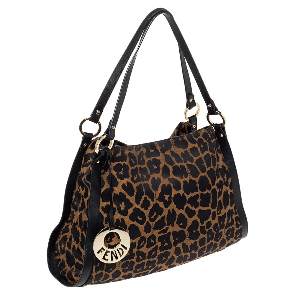 leopard coach purse