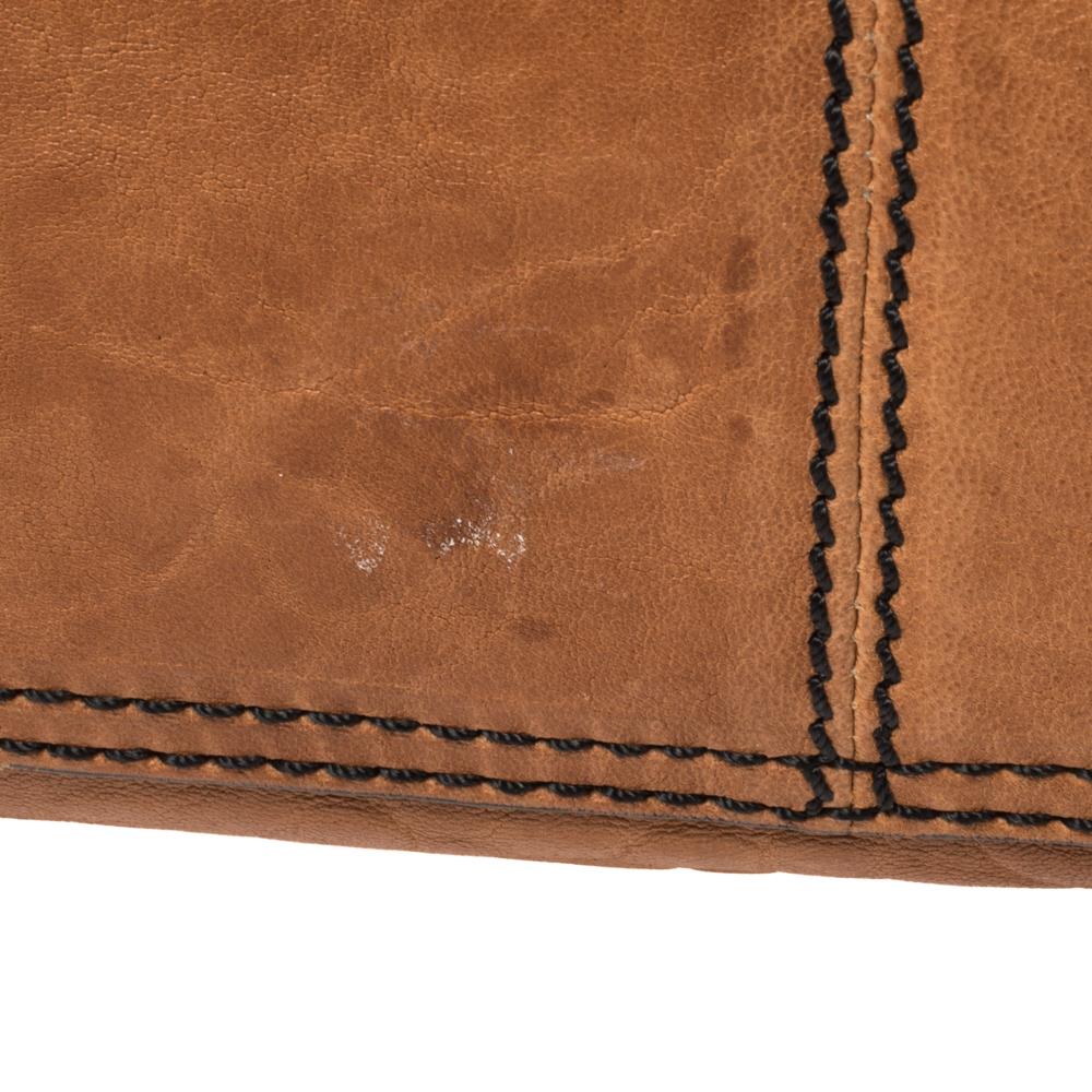 Fendi Black/Brown Patent and Leather B Shoulder Bag 5