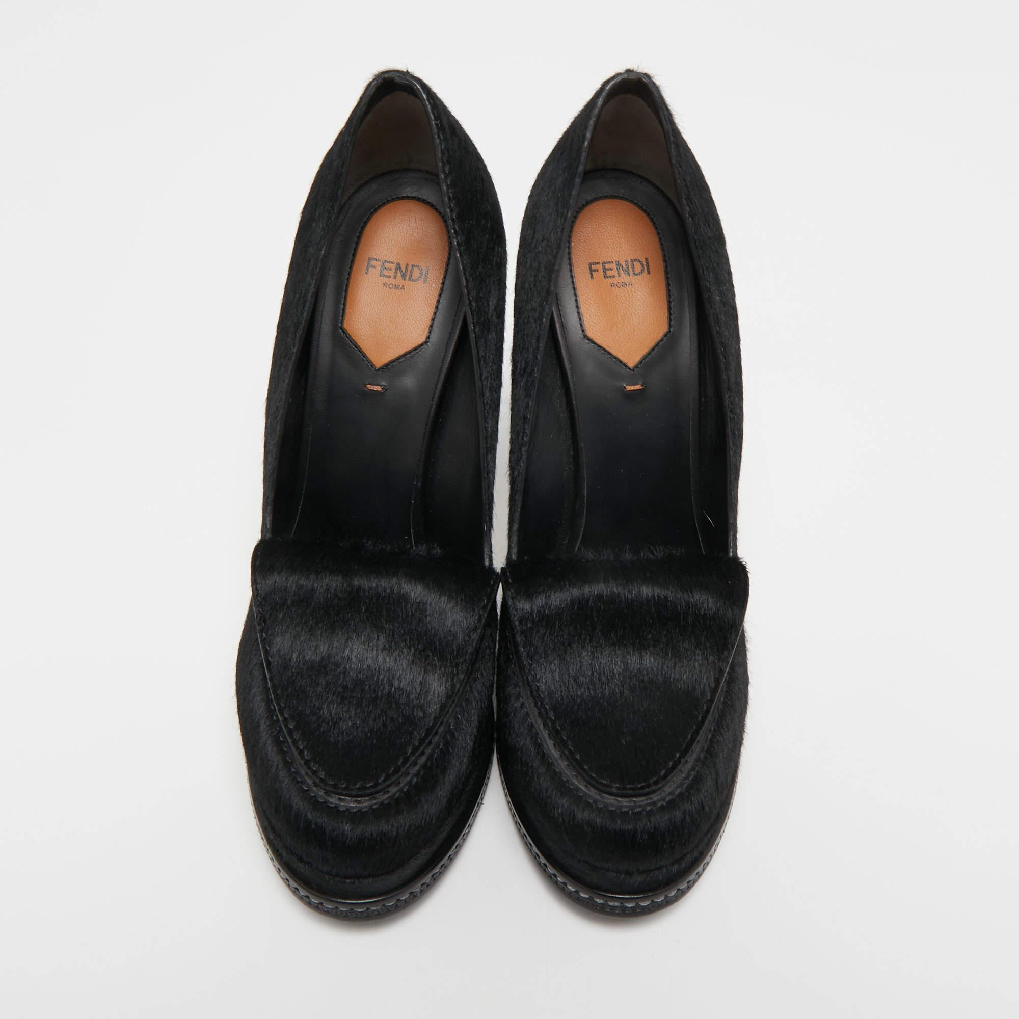 These curvaceous loafer pumps will add immense style to your look. Crafted from luxurious material, they feature well-lined insoles that offer endless comfort.

Includes: Original Dustbag, Info Booklet, Original Box

 