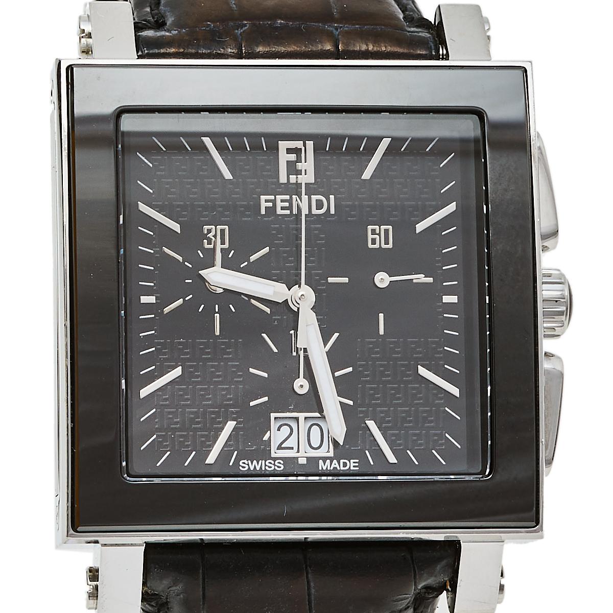 fendi square watch