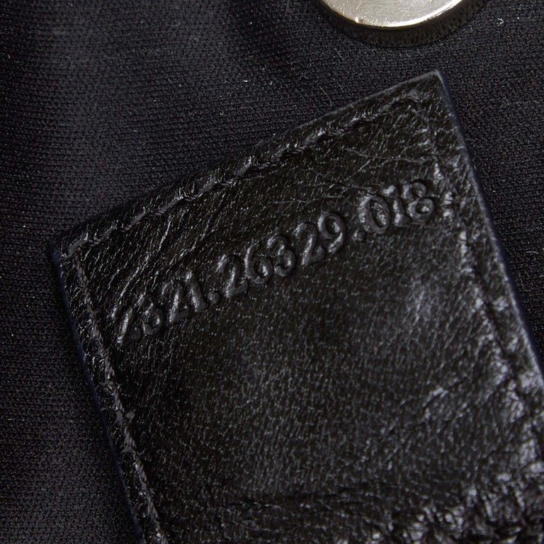Fendi Black Chemical Fiber Fabric Handbag Italy For Sale at 1stDibs