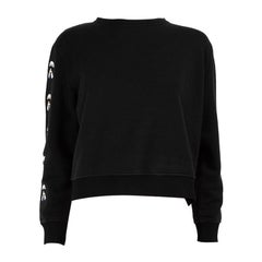 Fendi Black Crew Neck Karlito Jumper Size XS