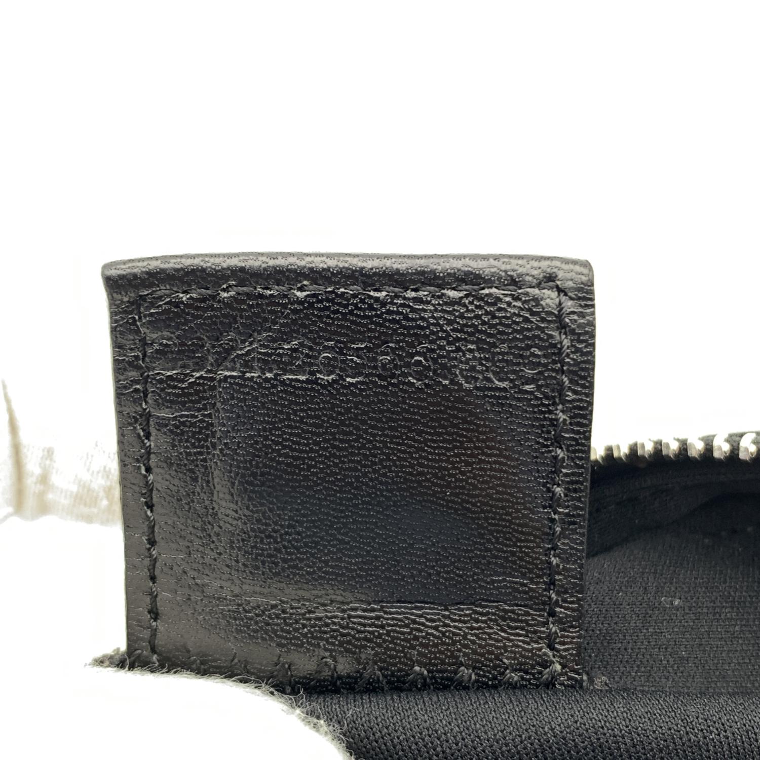 Fendi Black Fabric Front Pocket Baguette Shoulder Bag Handbag For Sale 5