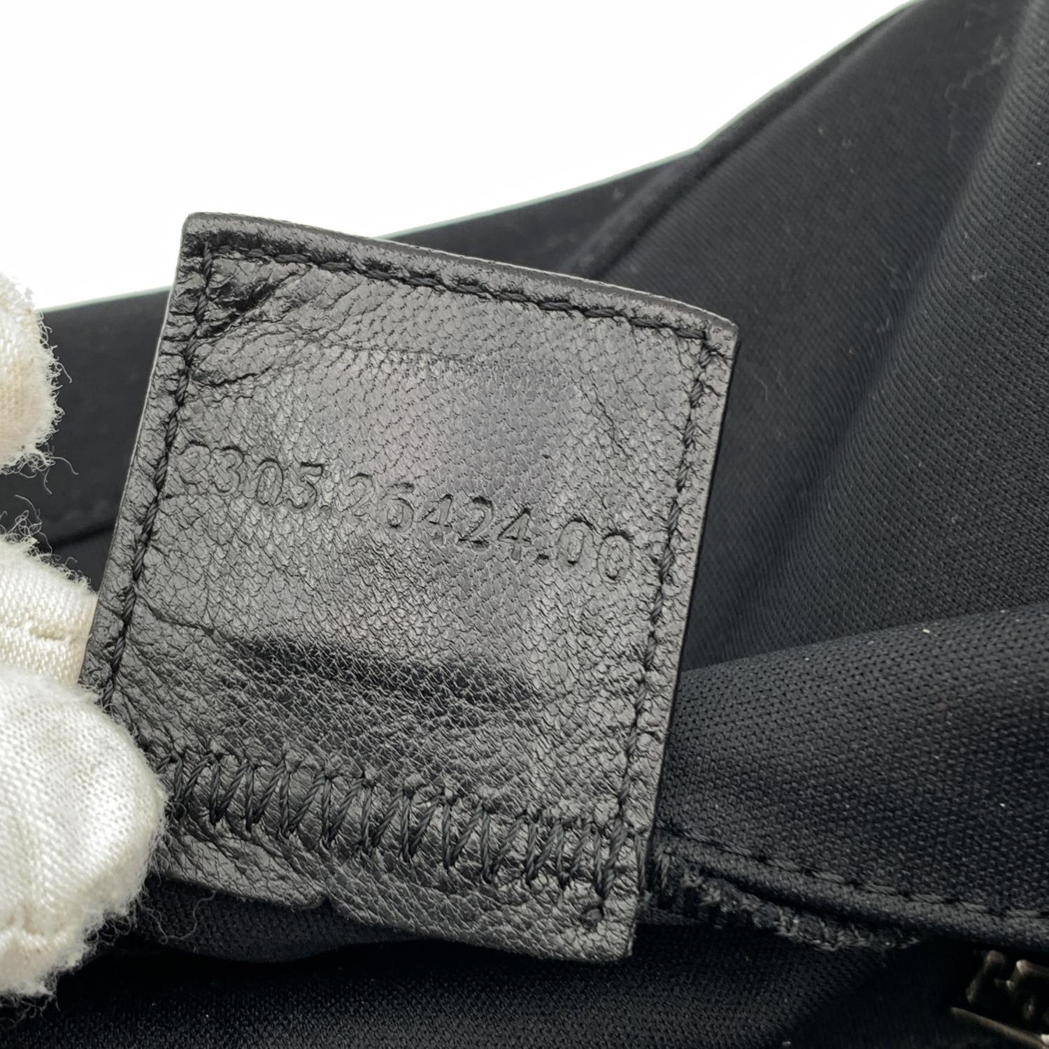 Fendi Black Fabric Small Baguette Shoulder Bag Handbag 2