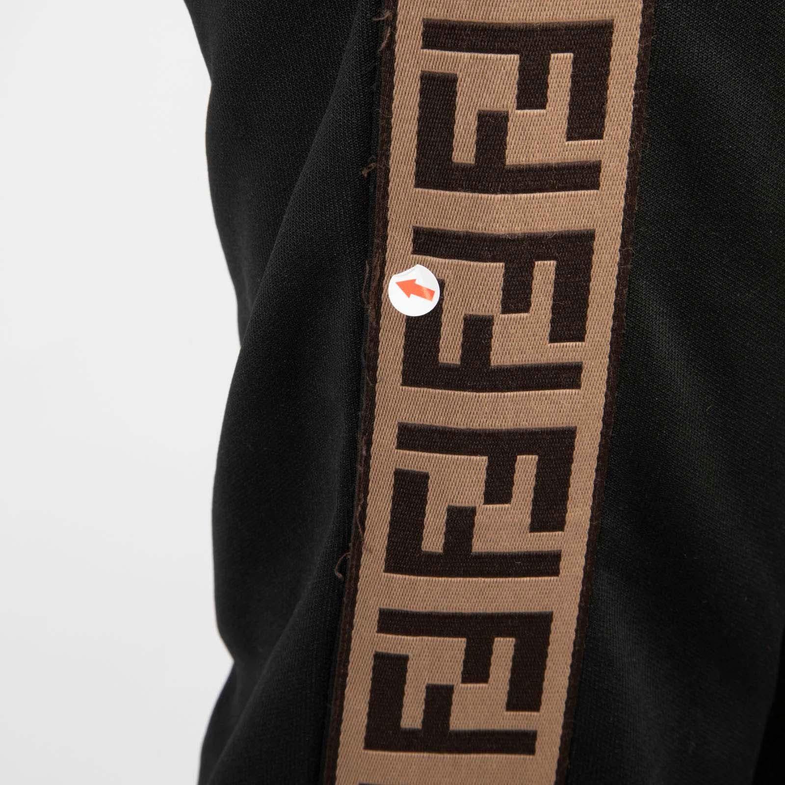 Pantalon de jogging avec logo Fendi noir Taille XS Pour femmes en vente
