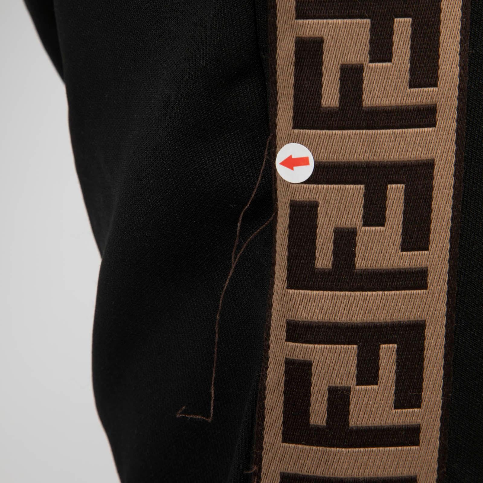 Pantalon de jogging avec logo Fendi noir Taille XS en vente 1