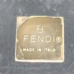 Fendi Black FF Logo Monogram Zucca Tote Bag 862790