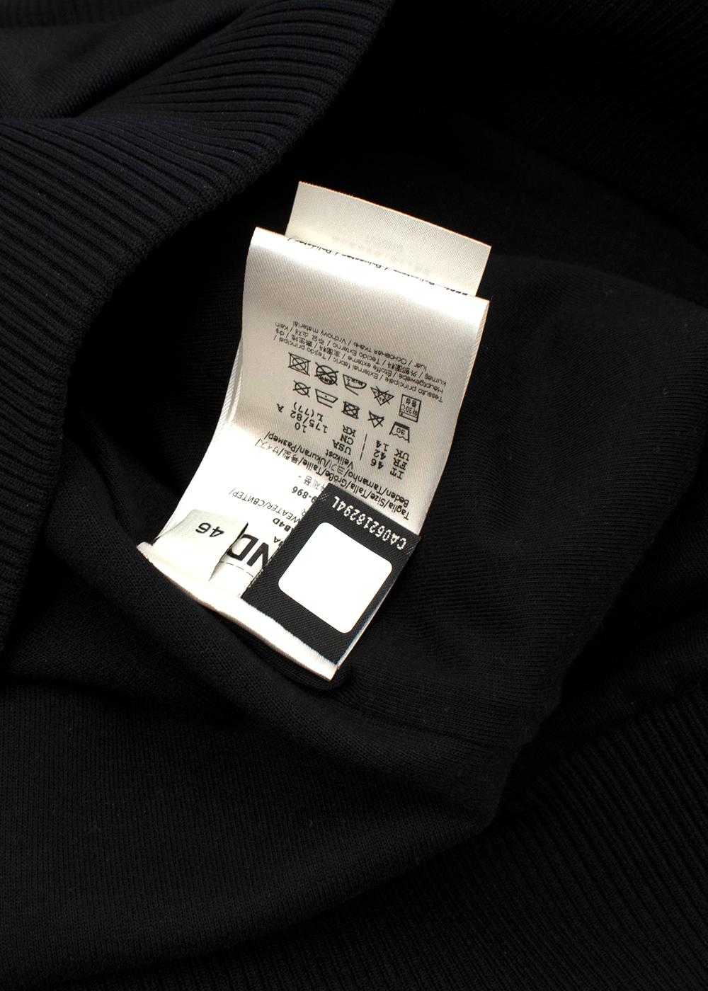 Fendi Black FF Trimmed Track Jacket (US 12) & Joggers (US 10) For Sale 6