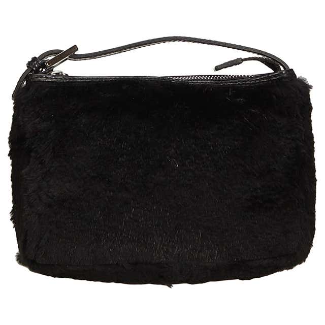 Fendi Black Fur Handbag at 1stDibs