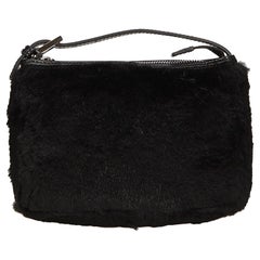 Fendi Black Fur Handbag