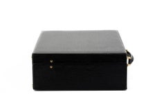 Fendi Black Gold Epi Leather Briefcase