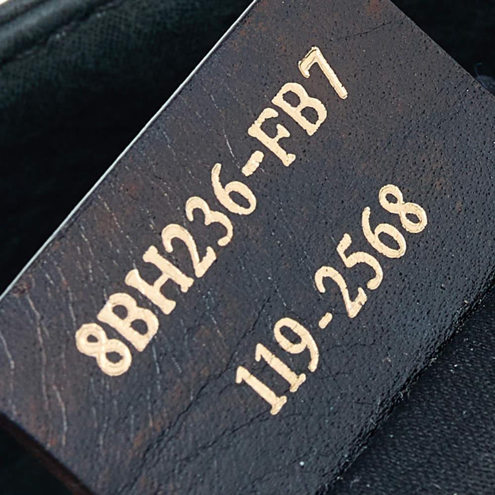 Fendi Black Iridescent Leather Chain Tote For Sale 7