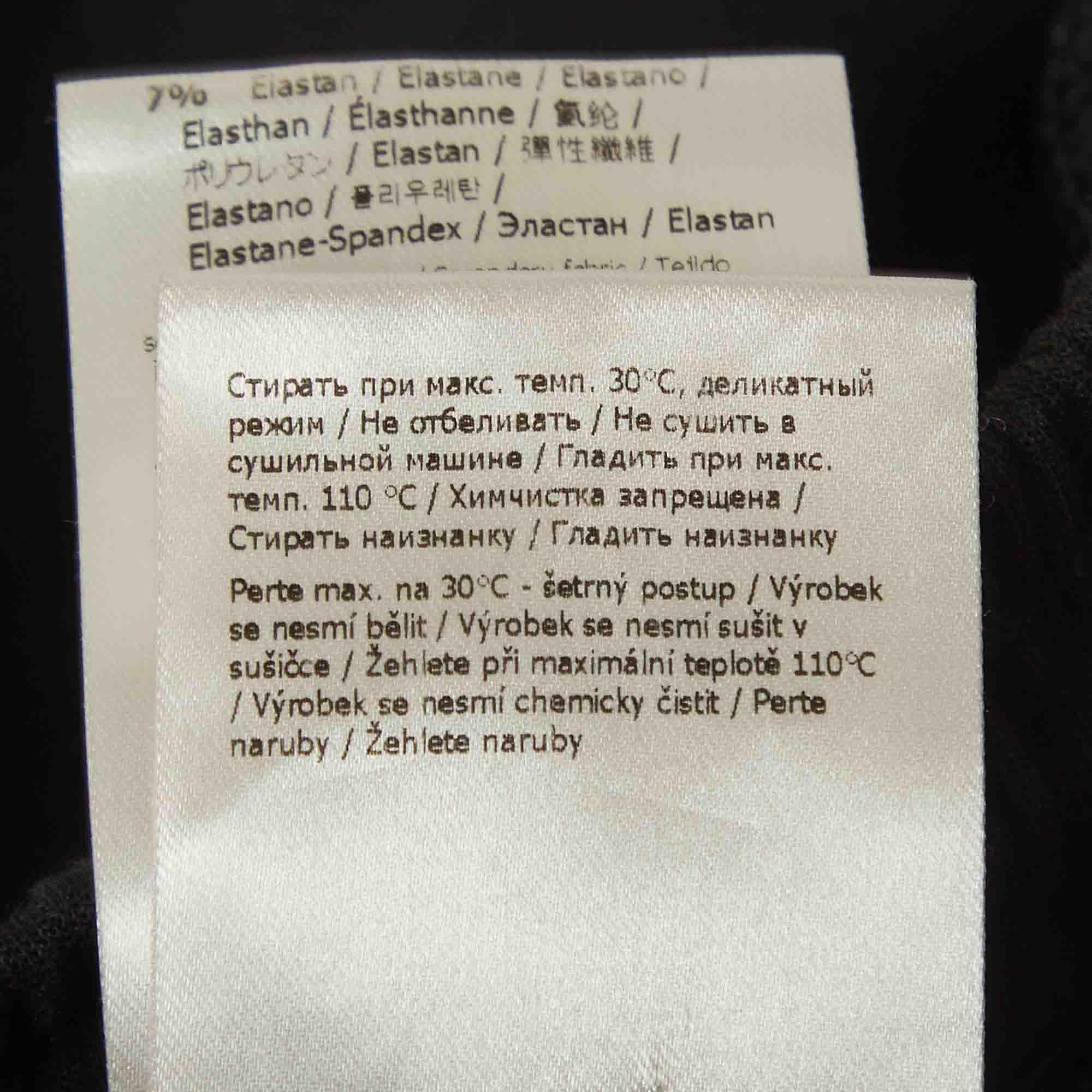 Pantaloncini Fendi neri con pannello in maglia e rete FF S 2
