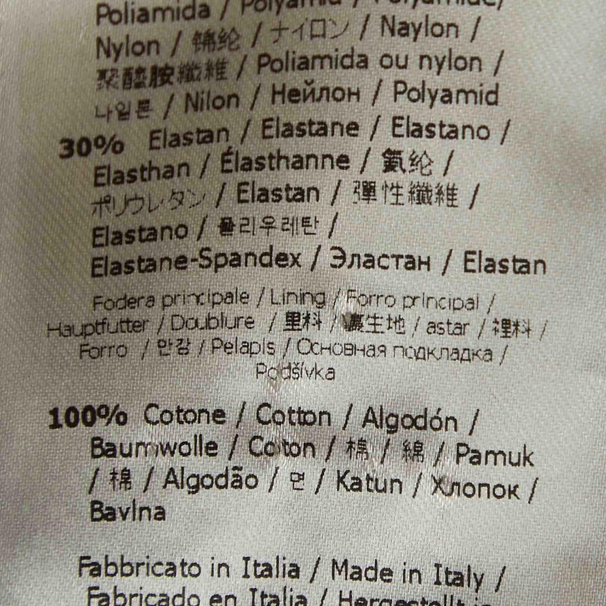 Pantaloncini Fendi neri con pannello in maglia e rete FF S 3