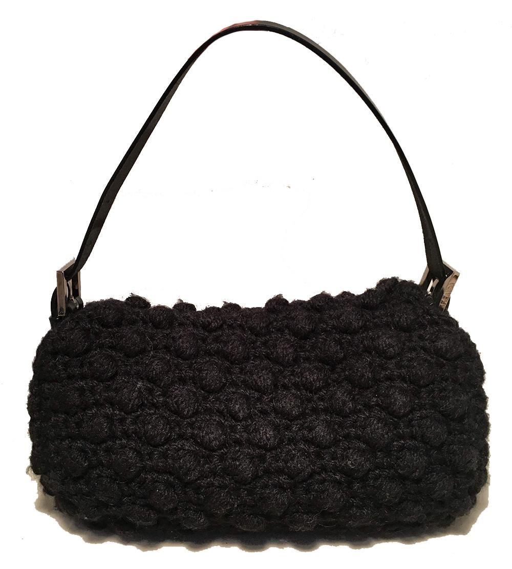 fendi crochet baguette bag