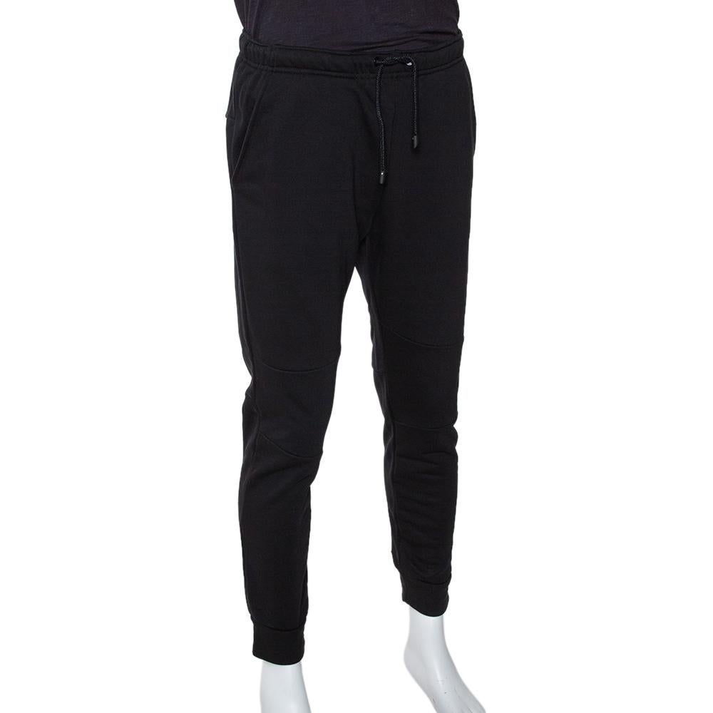 Fendi Schwarz stricken Monster Augen Detail Track Pants M im Zustand „Gut“ in Dubai, Al Qouz 2