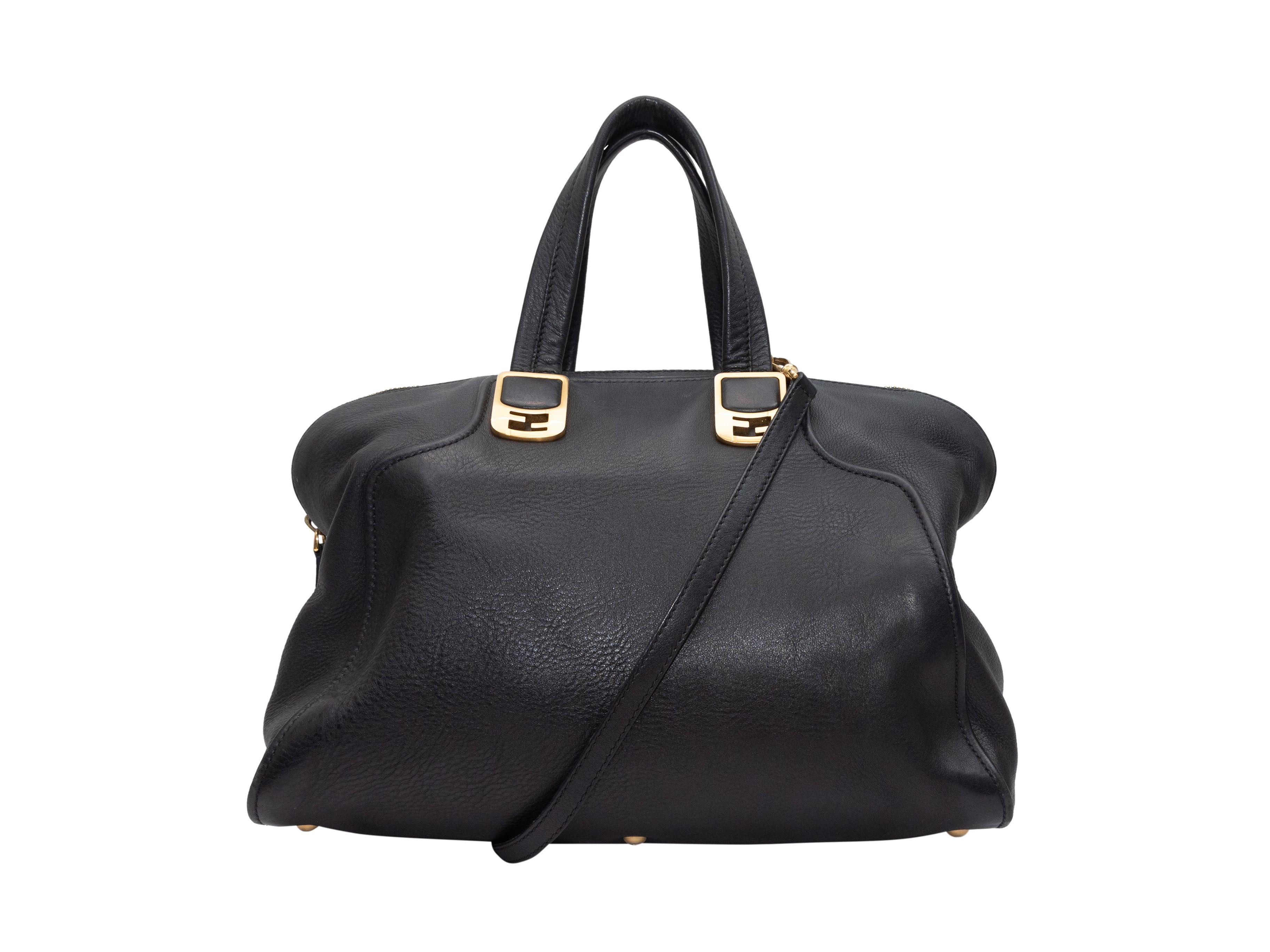 Fendi Black Large Leather Chameleon Bag 3