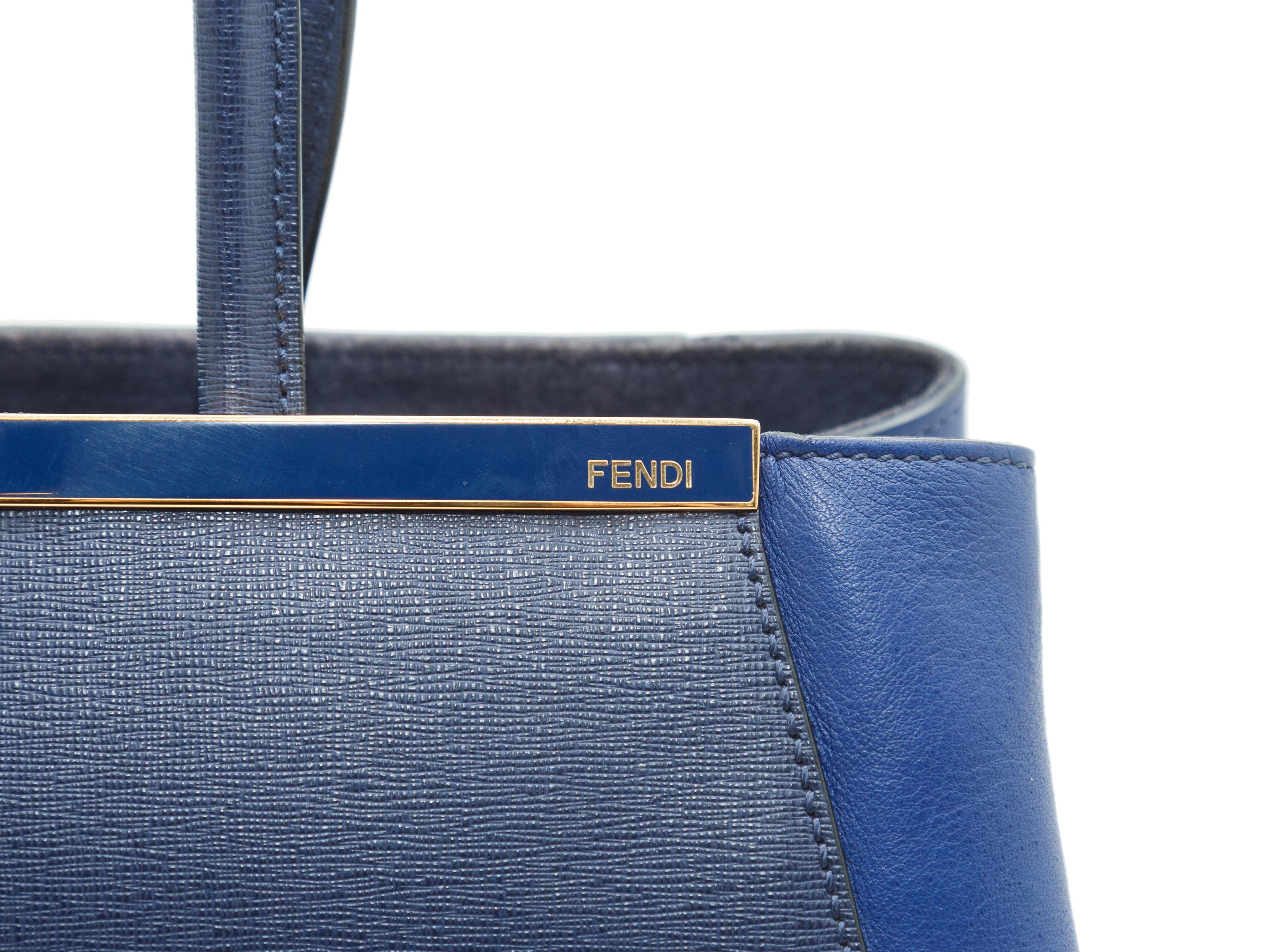 Fendi Black Leather 2Jours Satchel In Good Condition In New York, NY