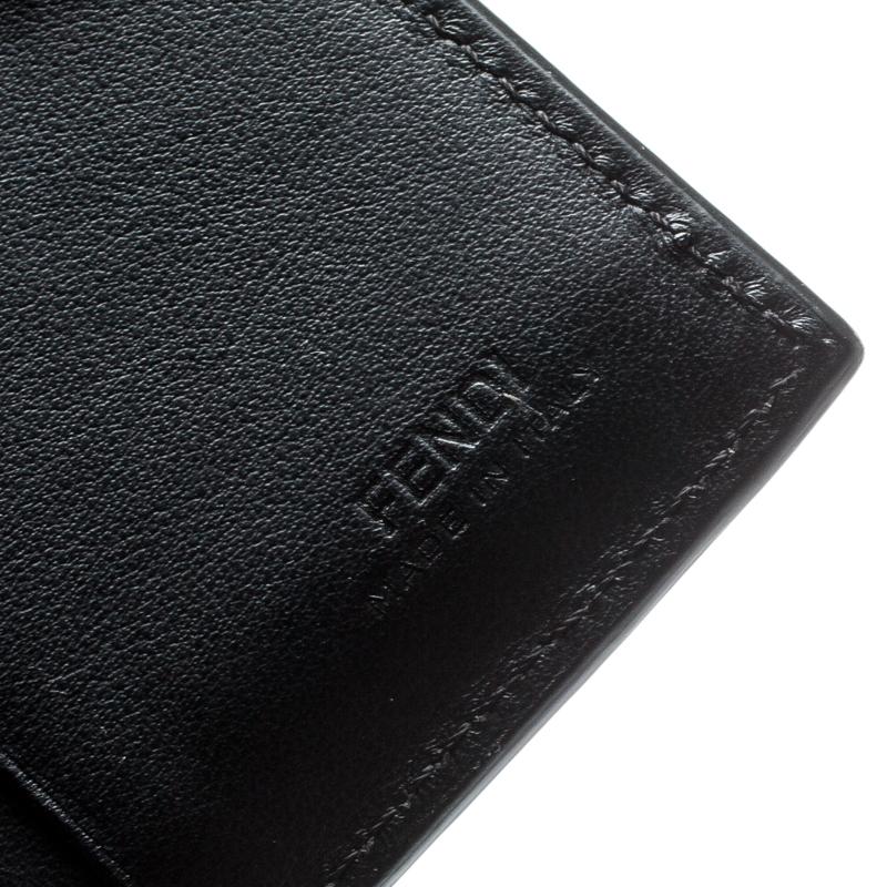 Fendi Black Leather Bifold Wallet 1