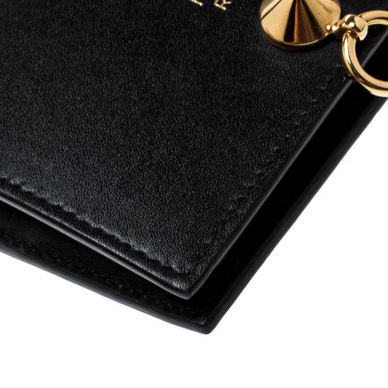 Fendi Black Leather Bifold Wallet 5