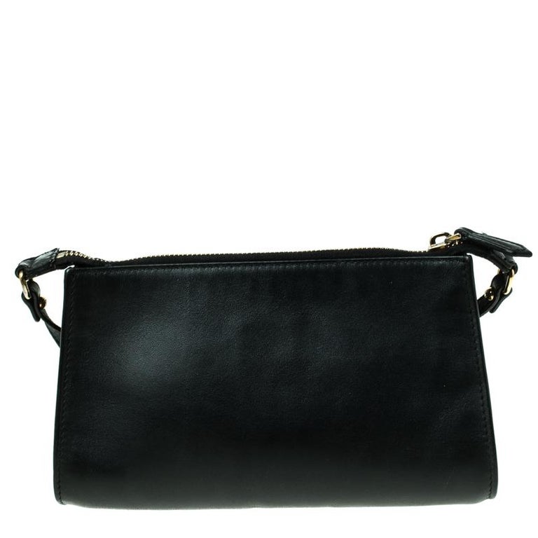 Fendi Black Leather Crossbody Bag For Sale at 1stdibs