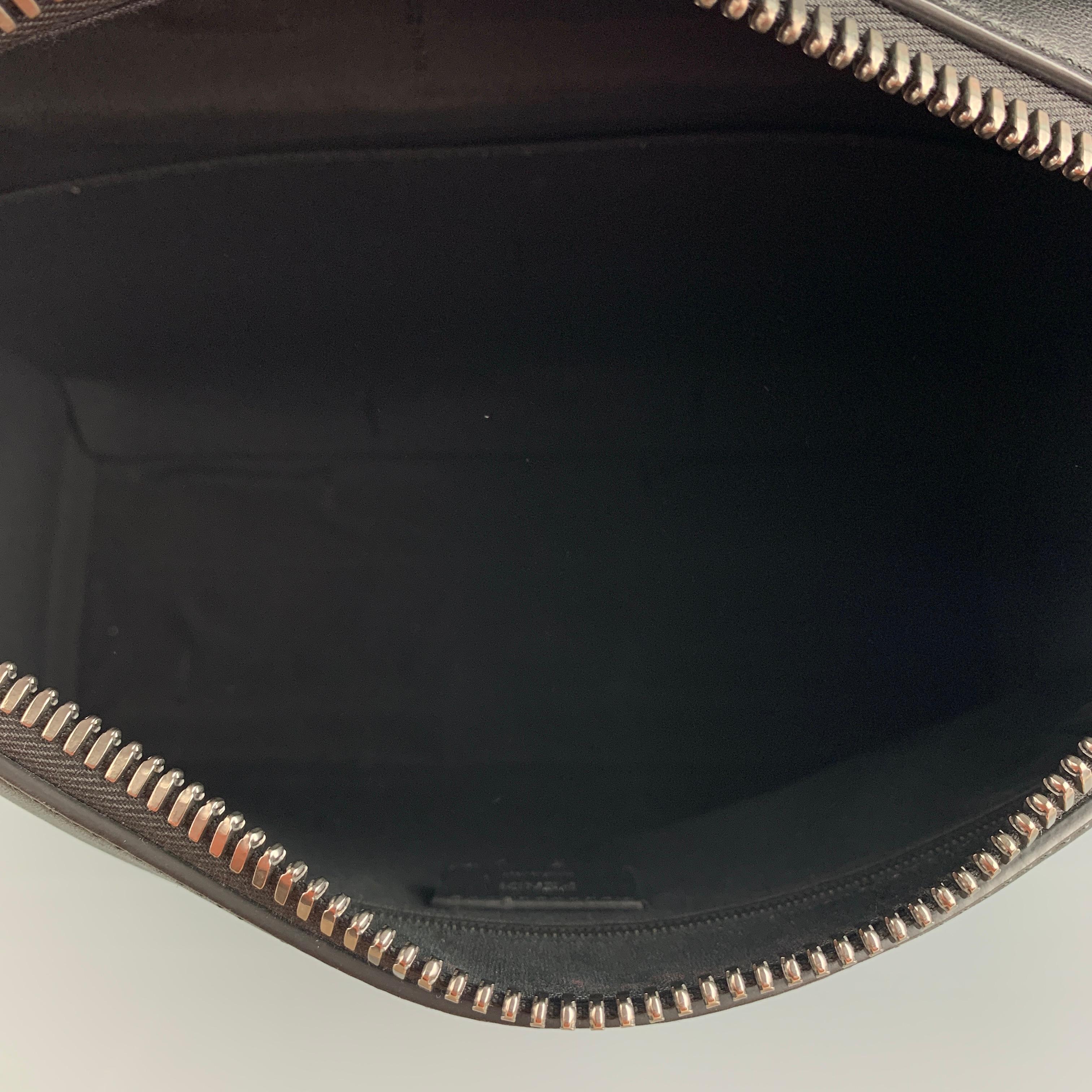 Men's FENDI Black Leather Double Handle Selleria 7VA400 Briefcase