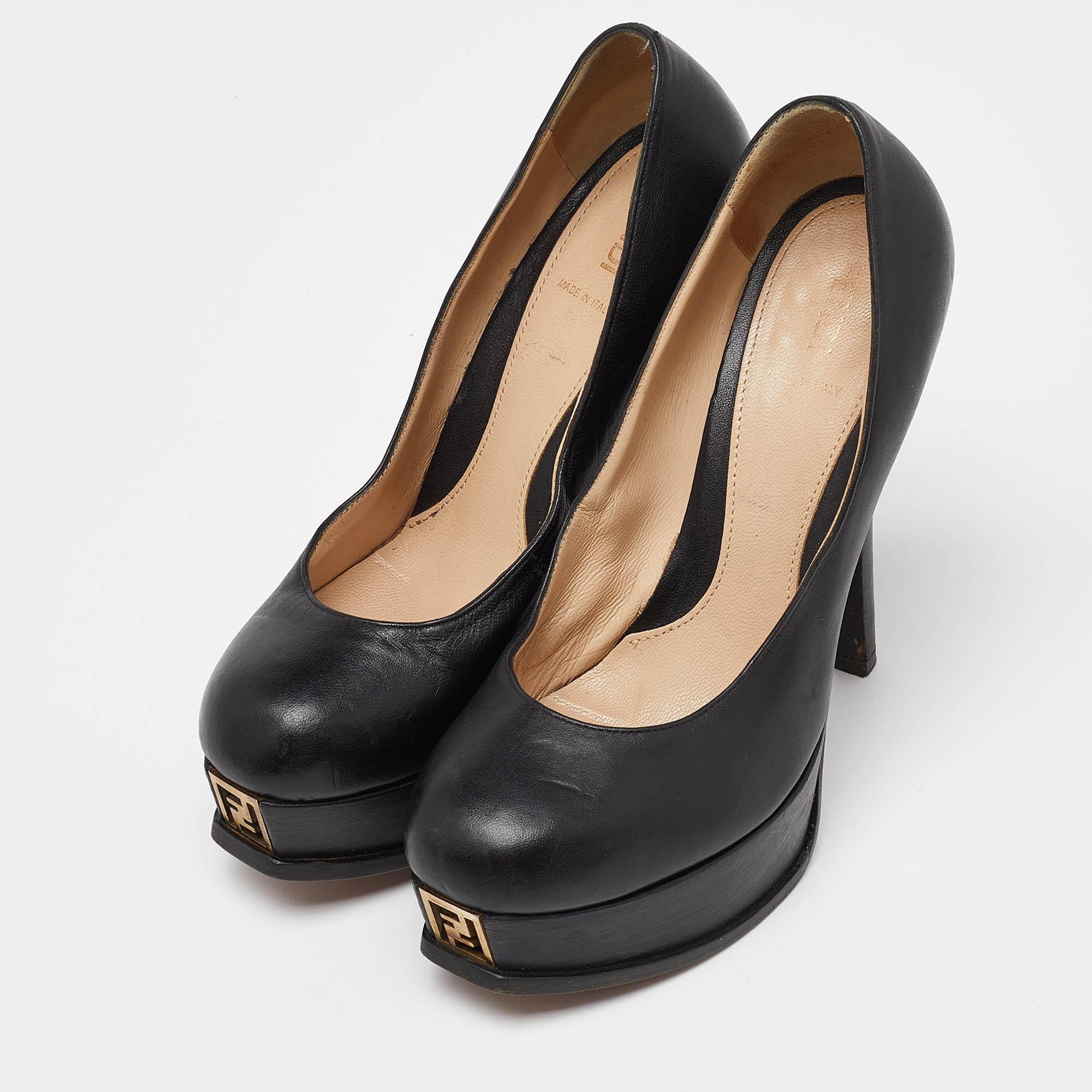 Make a chic style statement with these designer pumps. They showcase sturdy heels and durable soles, perfect for your fashionable outings!