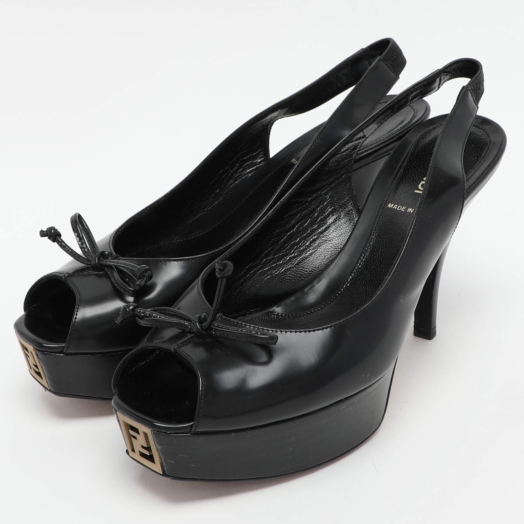 Discover footwear elegance with these Fendi womens pumps. Meticulously designed these heels marry fashion and comfort ensuring you shine in every setting.