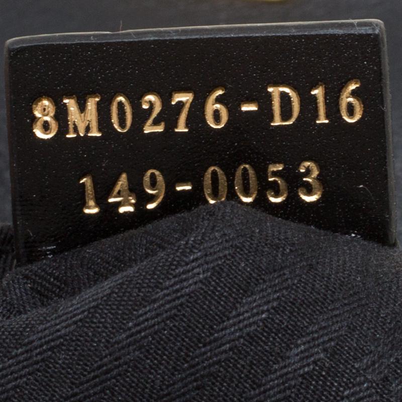 Fendi Black Leather Fendista Pochette Crossbody Bag 4