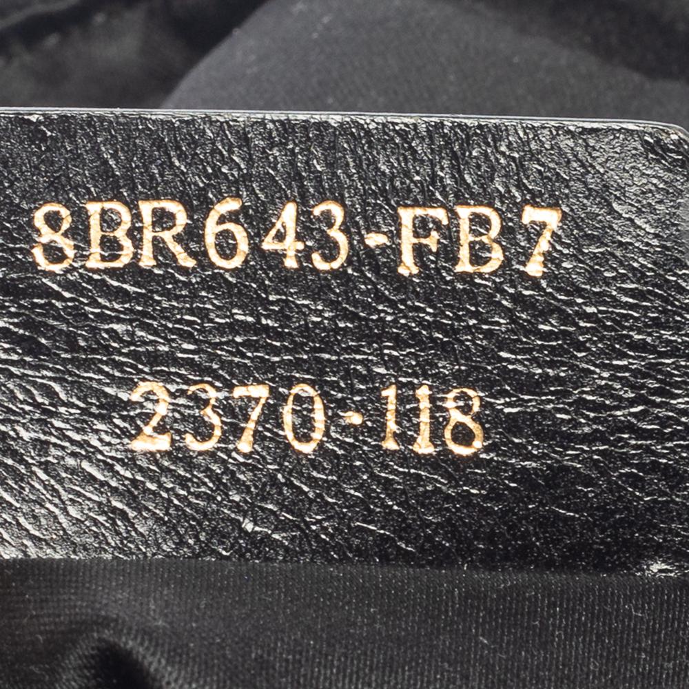 Fendi Black Leather Forever Borsa Hobo 6