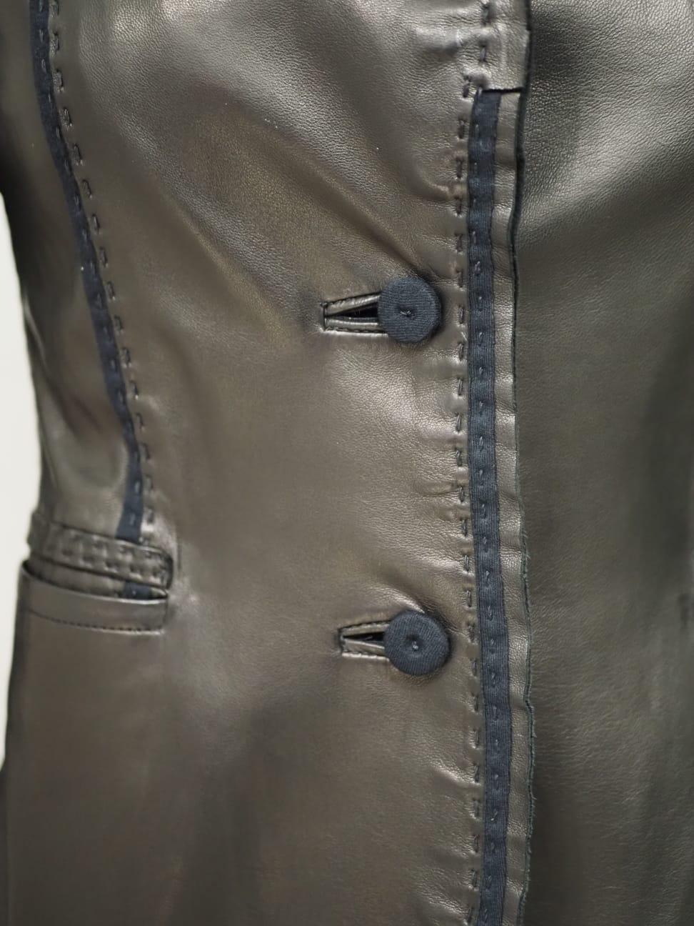 Fendi black leather jacket  1