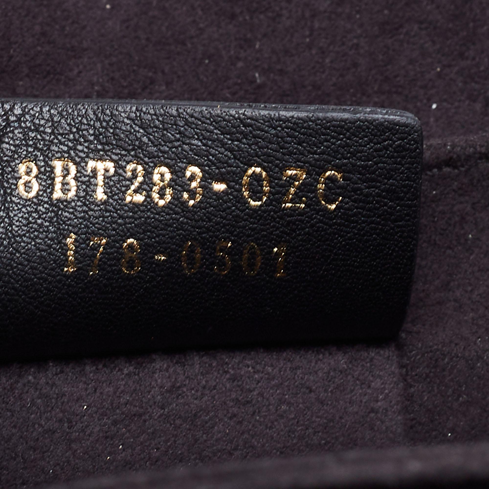Fendi Black Leather Kan I Shoulder Bag 8