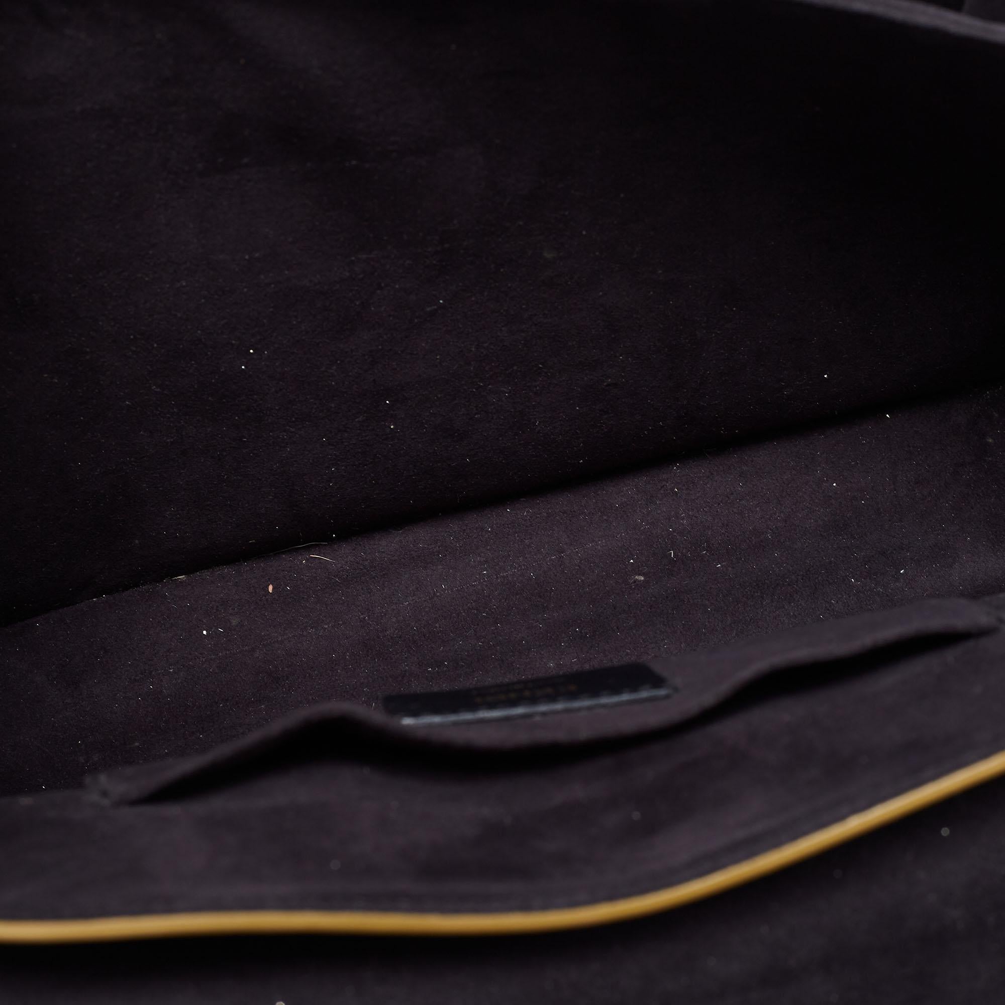 Fendi Black Leather Kan I Shoulder Bag 9