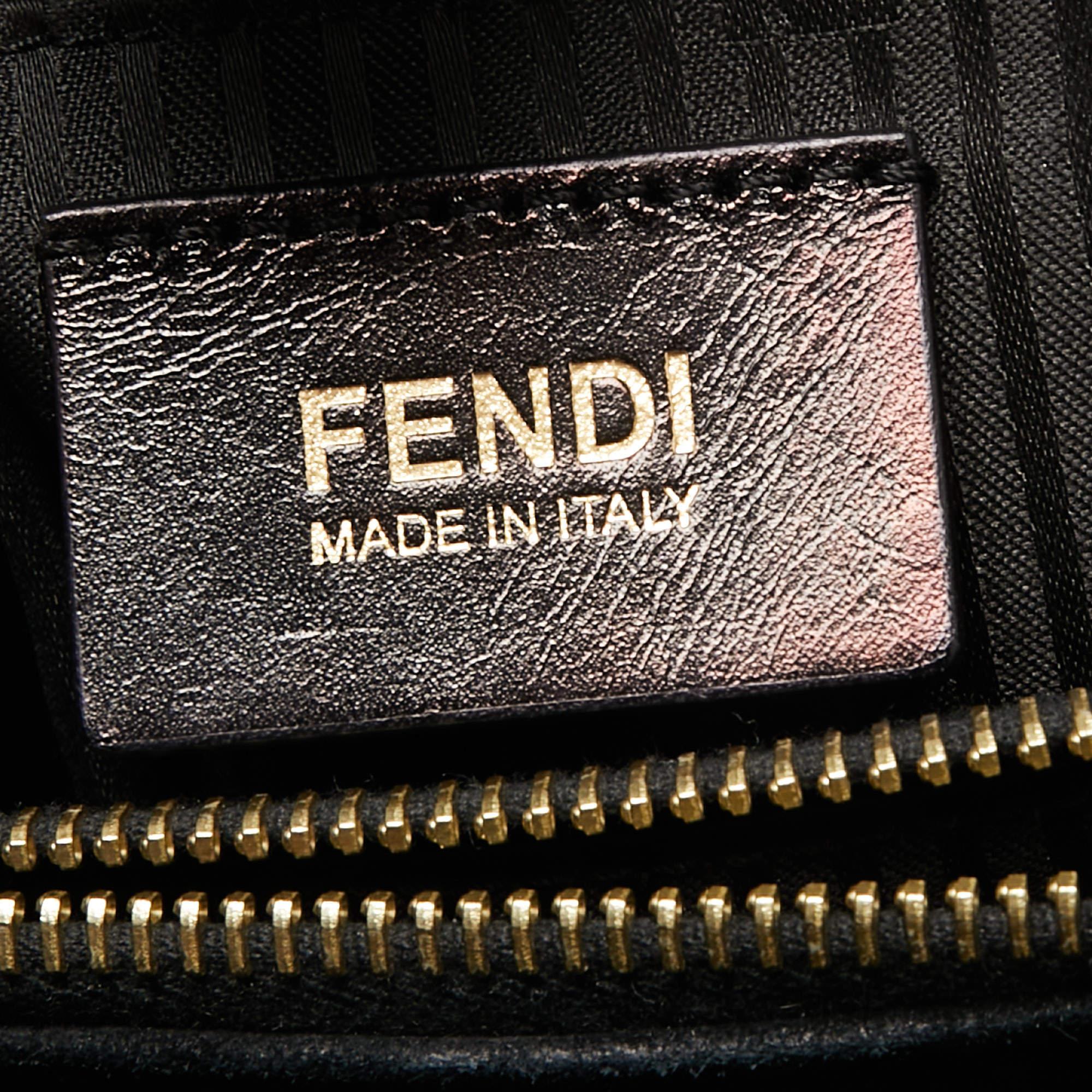 Fendi Black Leather Medium 2Jours Tote 8