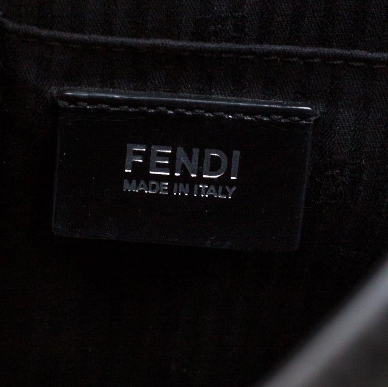 Fendi Black Leather Medium 2jours Tote 2