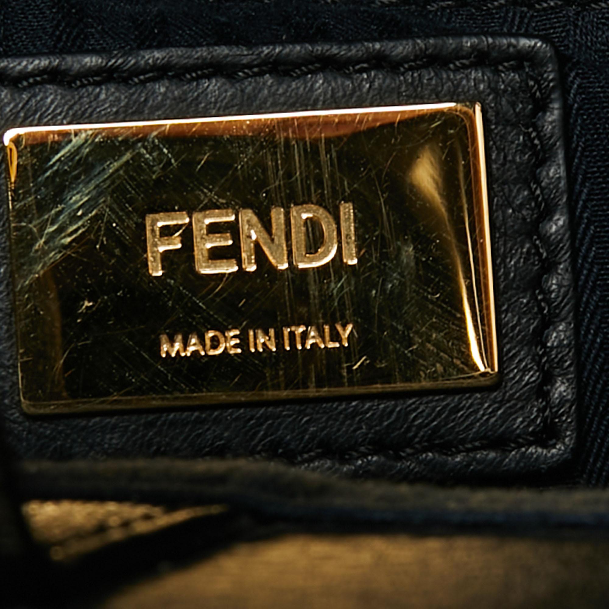 Fendi Black Leather Medium 2jours Tote 3