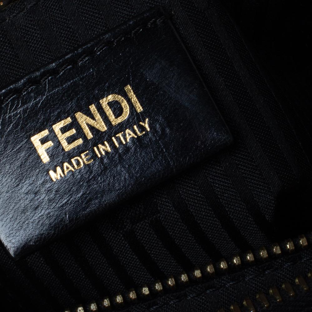 Fendi Tote media 2jours in pelle nera 3
